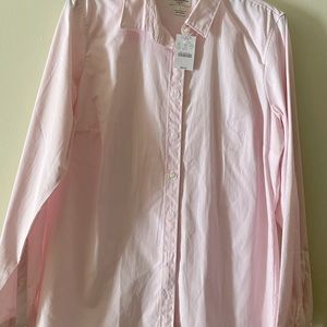 J crew ladies button down blouse size L